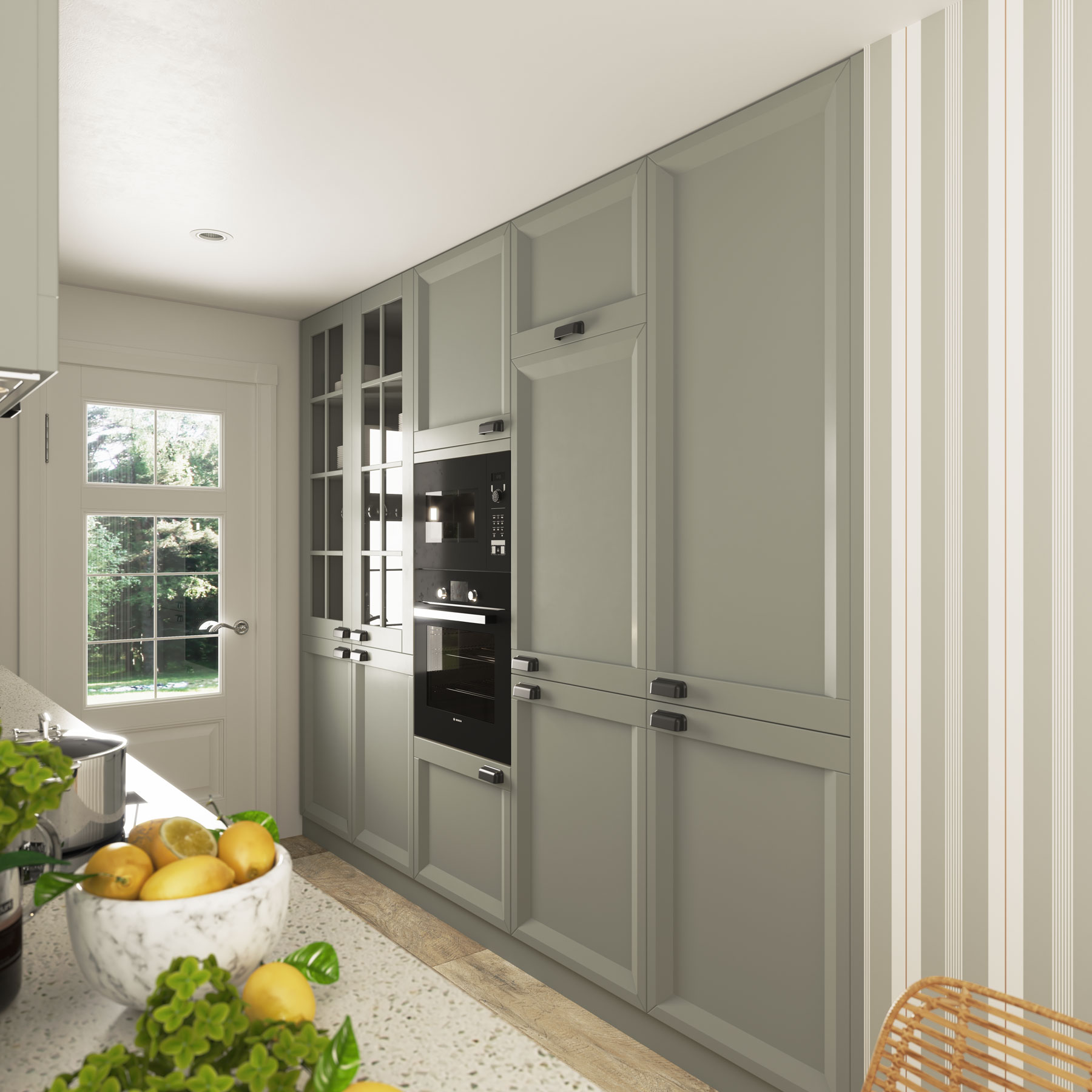 Muebles de cocina: ¿Qué tipos de puertas hay para los armarios?