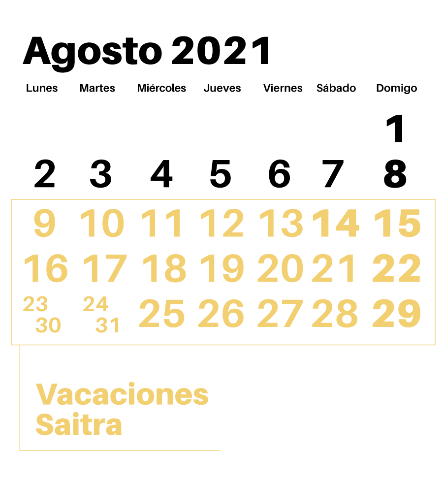 calendario-vacaciones-saitra-2021